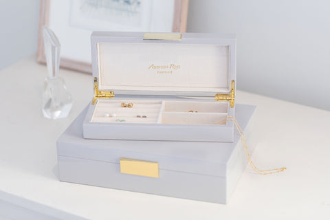 Small Jewelry Boxes with Gold