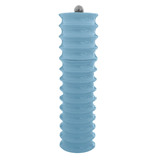 Periwinkle Blue Twister Salt and Pepper Mill