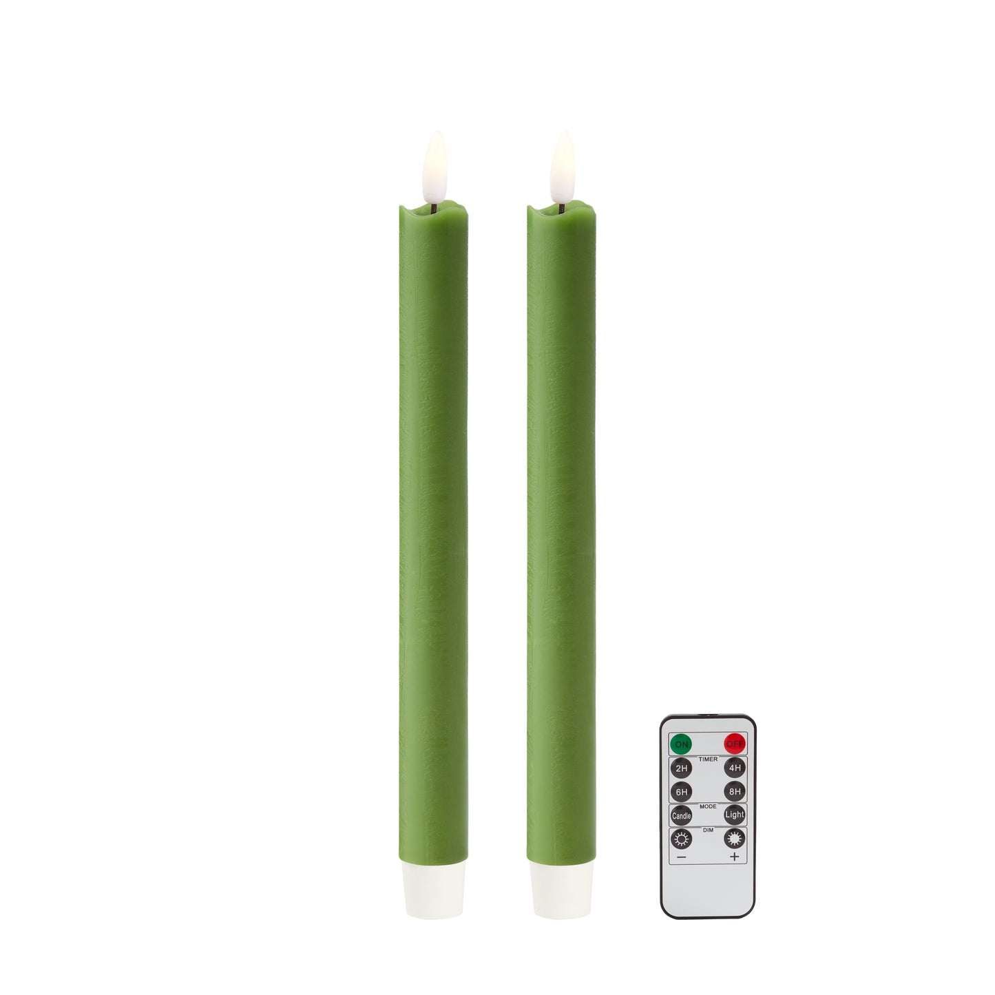Green LED Candles - Set of 2 – Addison Ross Ltd US