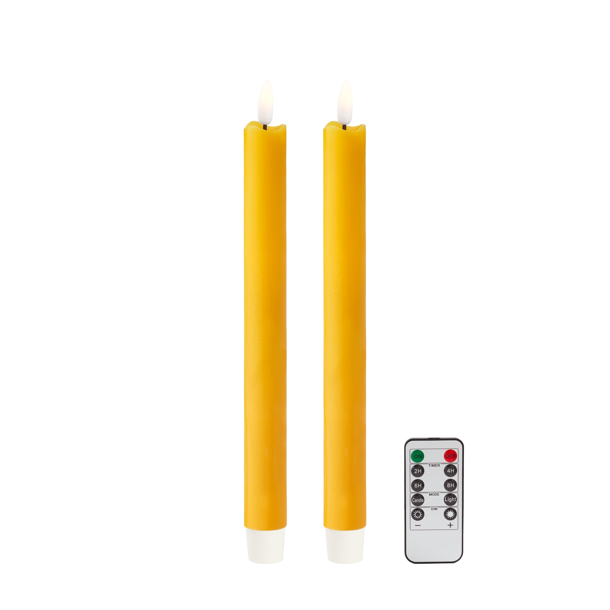 Yellow LED Candles - Set of 2 – Addison Ross Ltd US