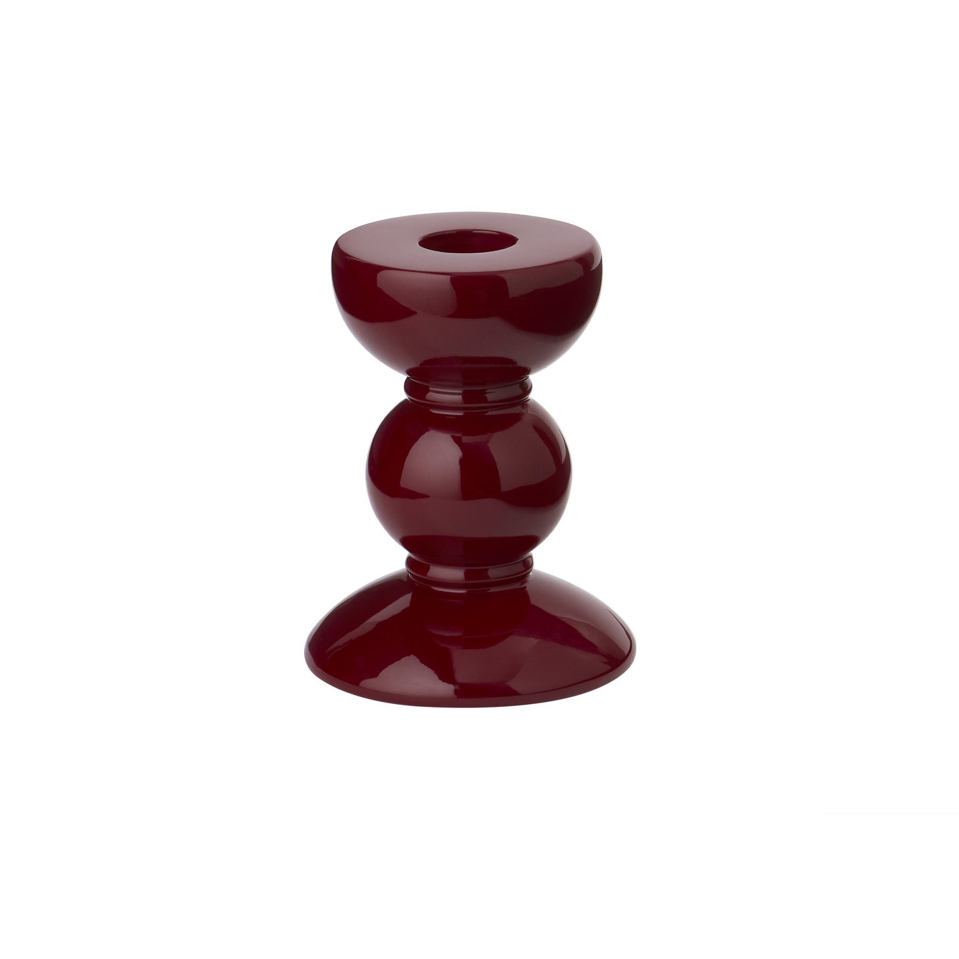 Small Cherry Bobbin Candlestick - 10cm - Addison Ross Ltd US
