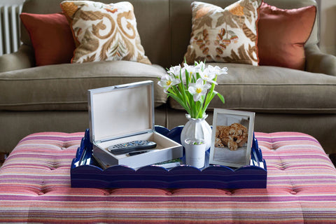 Large Display & Storage Boxes - Silver Plated Trim
