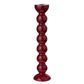 Extra Tall Cherry Bobbin Candlestick - 33cm