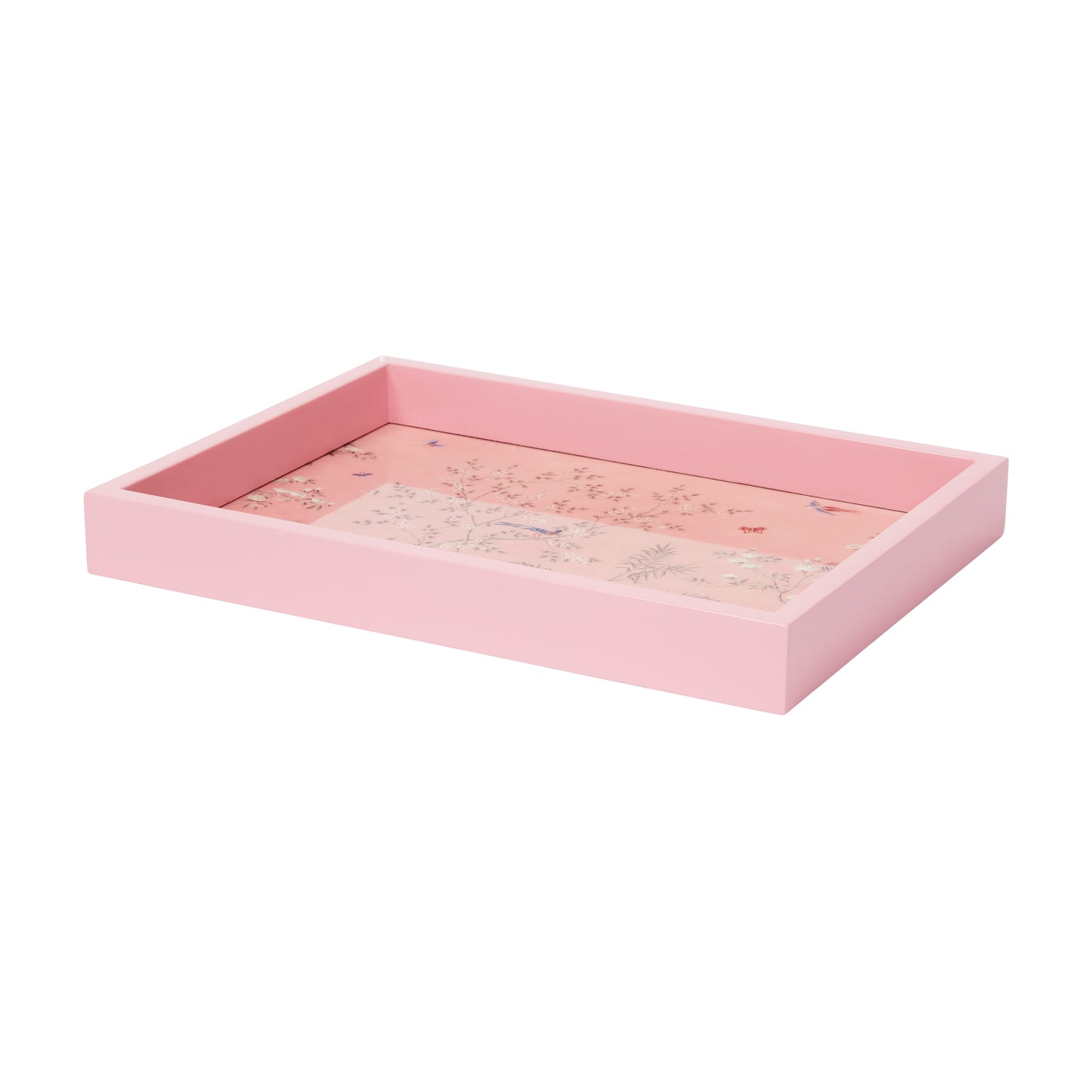 Pink Small Chinoiserie Tray