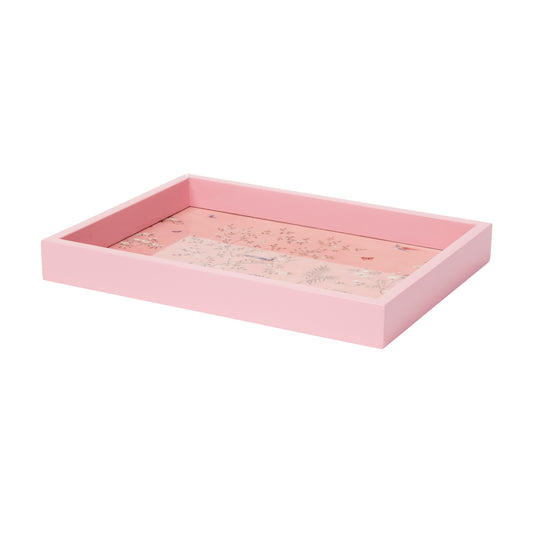 Pink Small Chinoiserie Tray