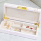 White Lacquer Box With Gold