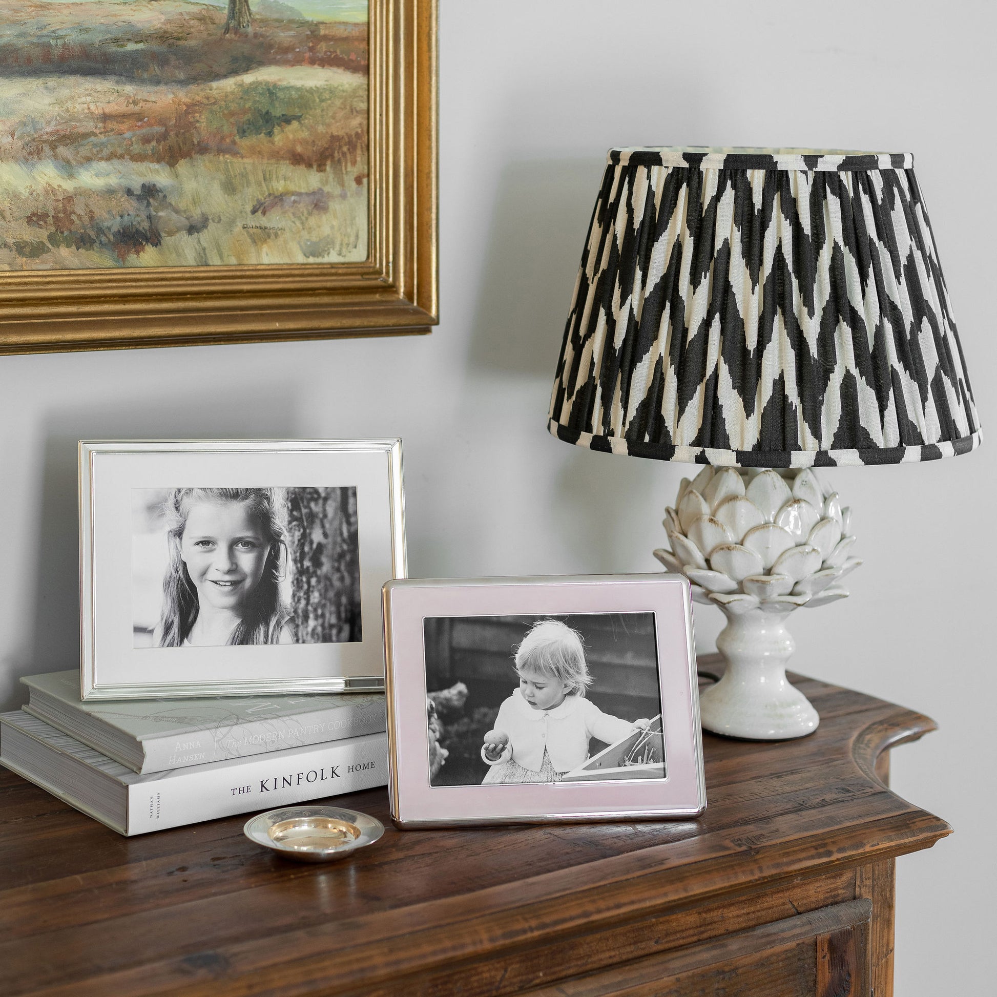A pair of luxury photo frames