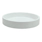 White Small Straight Sided Round Tray