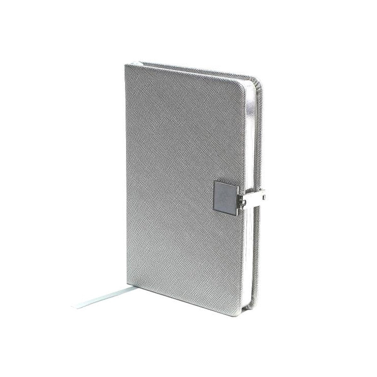 Silver & Silver A6 Notebook