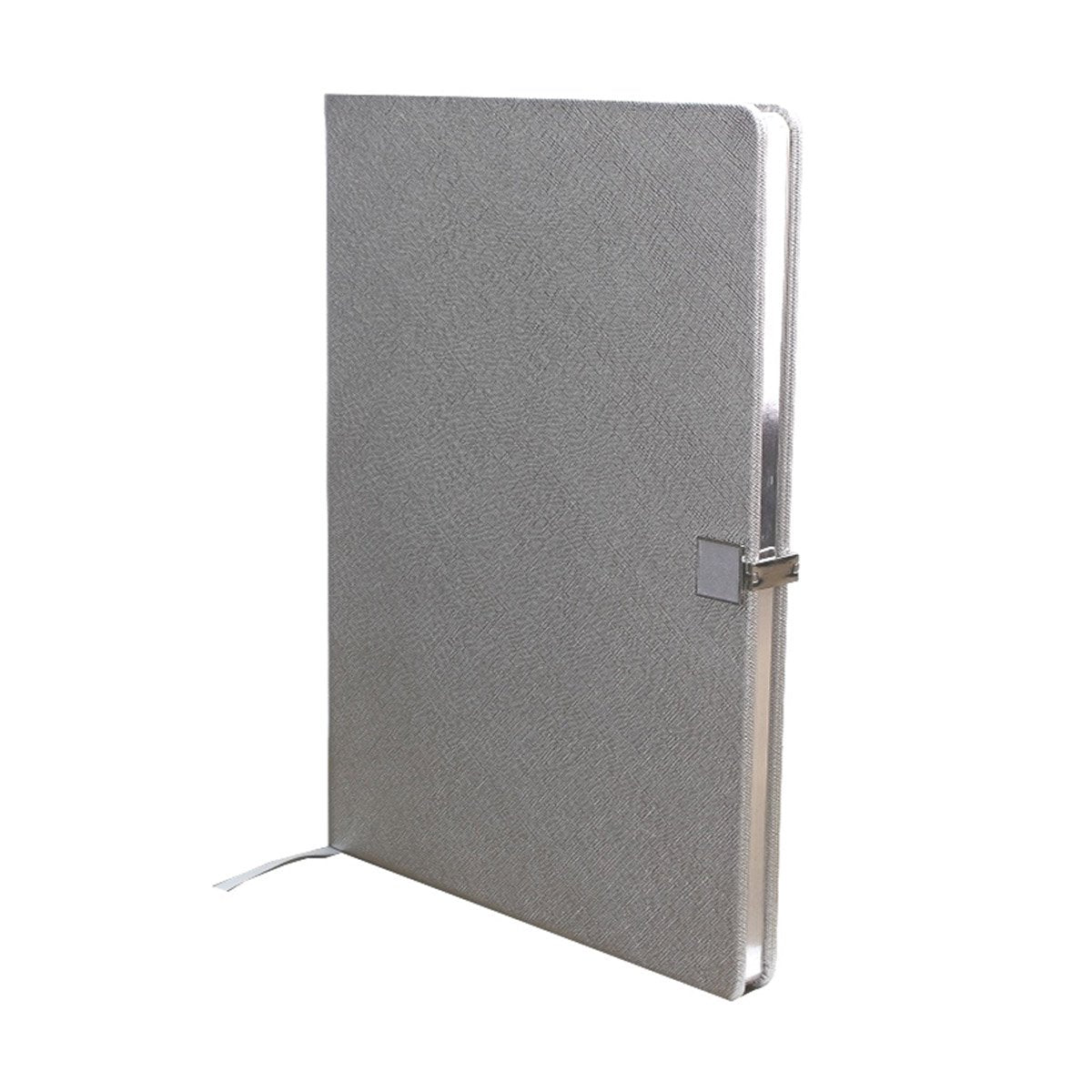Silver & Silver A4 Notebook
