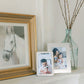 Curved Silver Plated Picture Frame