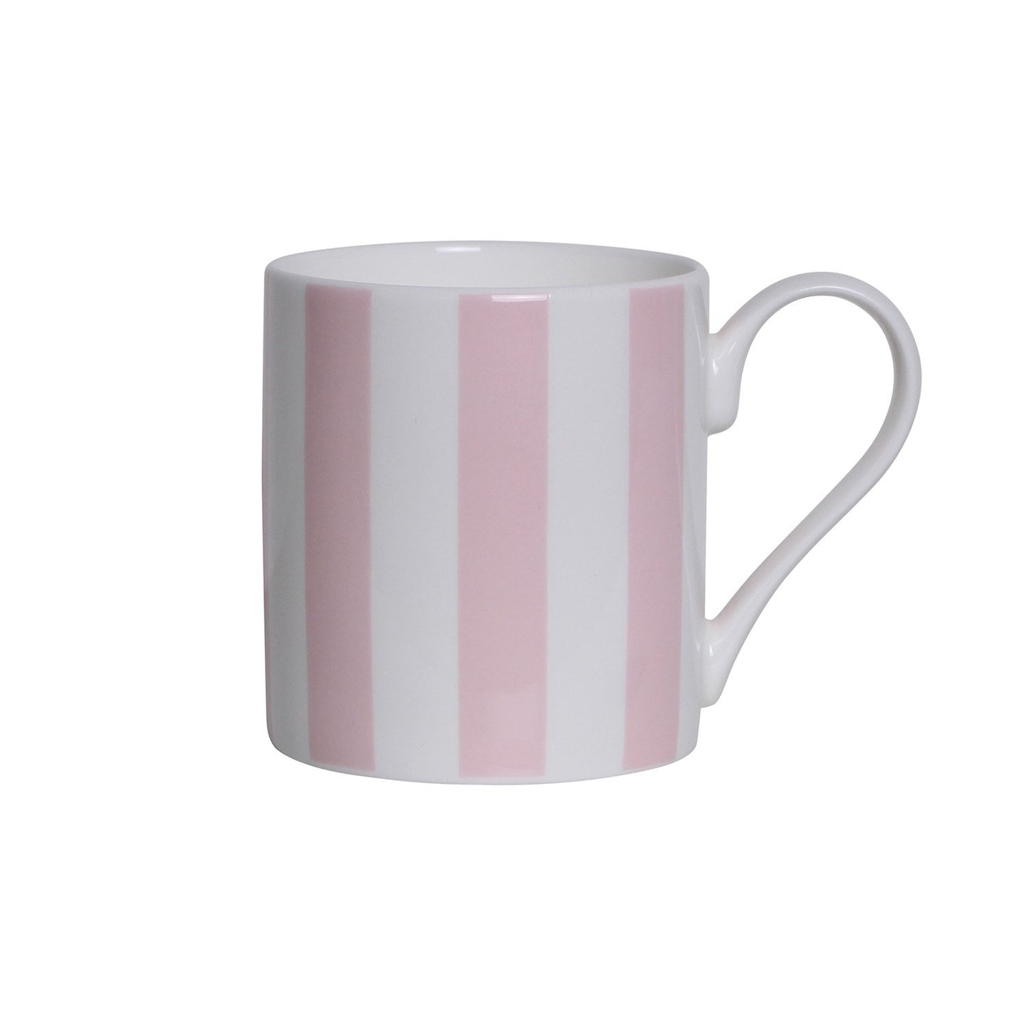 Pink Stripe Fine China Mug