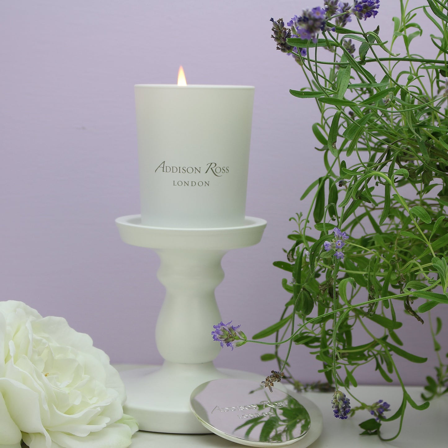 Amalfi White Scented Candle - Fragrance - Addison Ross