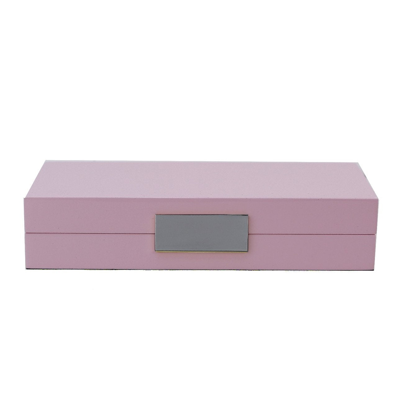 Pink Lacquer Box With Silver - Boxes & Pots - Addison Ross