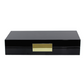 Black Lacquer Box With Gold