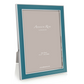 5x7 in. Silver Trim, Teal Enamel Picture Frame