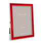 5x7 in. Silver Trim, Red Enamel Picture Frame
