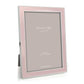 5x7 in. Silver Trim, Light Pink Enamel Picture Frame