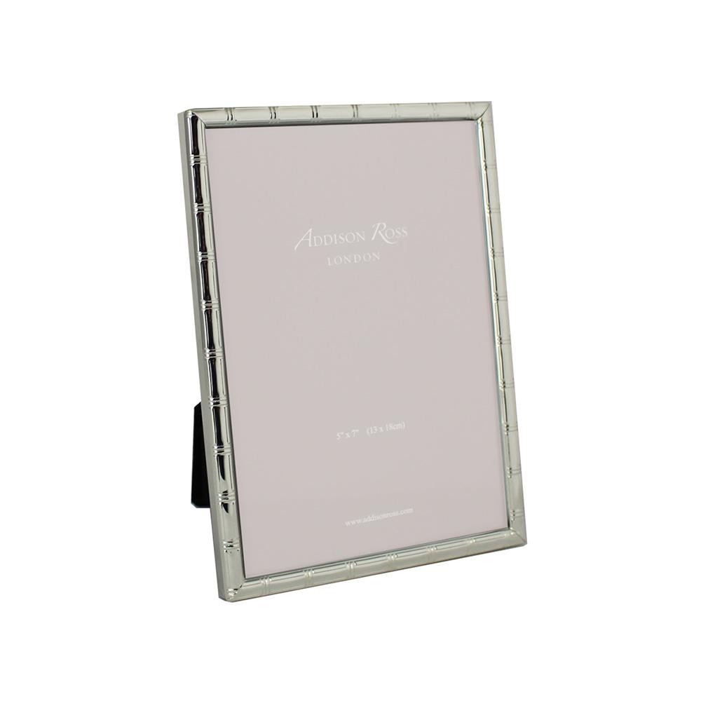 5x7 in. Cane Silver Plated Picture Frame 