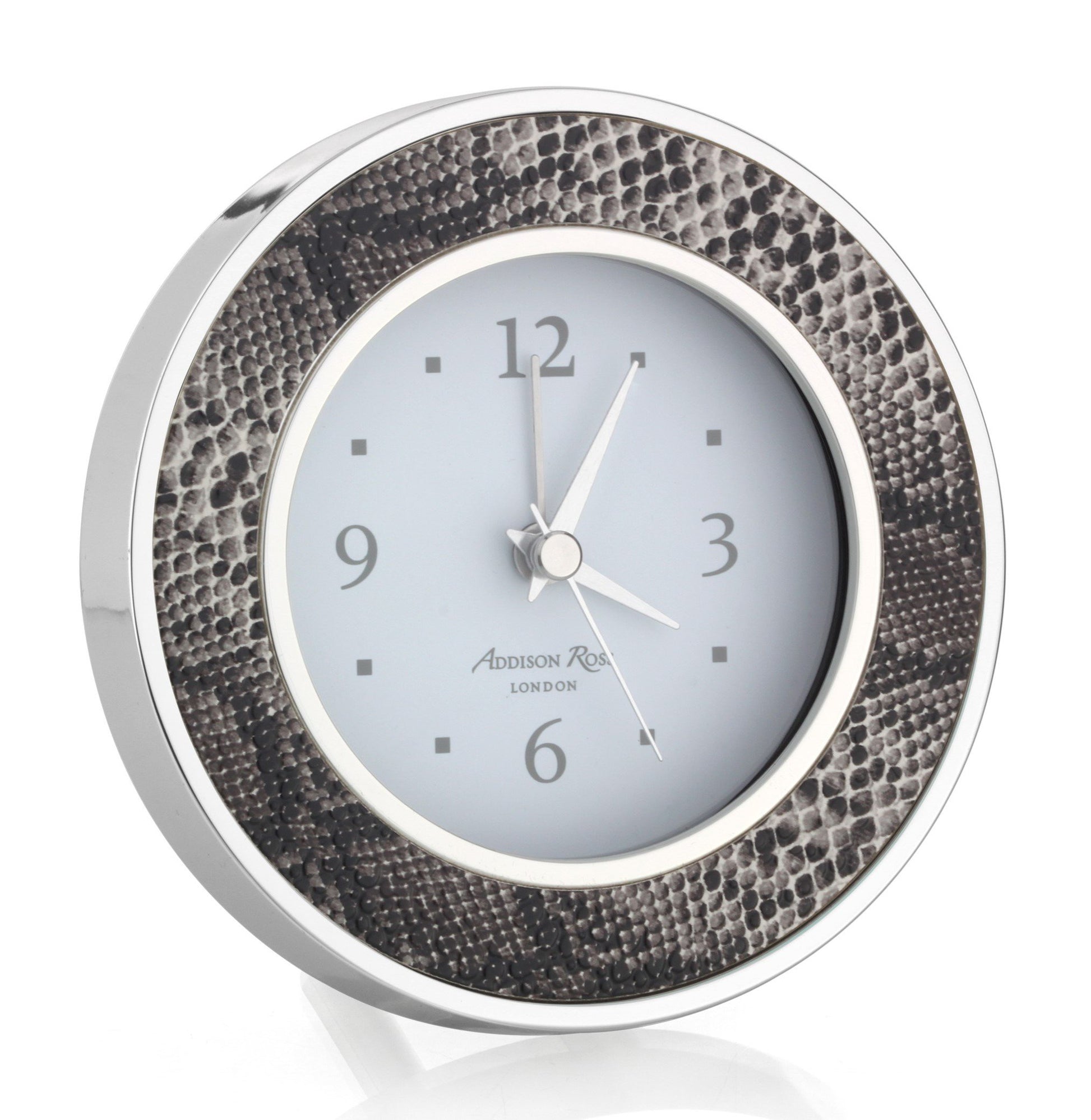 Natural Snake Silver & Alarm Clock - Clock - Addison Ross