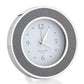 Grey Shagreen Silver Alarm Clock - Clock - Addison Ross