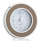Sand Shagreen Silver Alarm Clock - Clock - Addison Ross