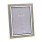 5x7 in. Marquetry Frame - Gray & White Wood Veneer and Mother of Pearl