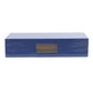 Blue Shagreen Box With Silver