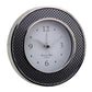Carbon Fibre Silver Alarm Clock