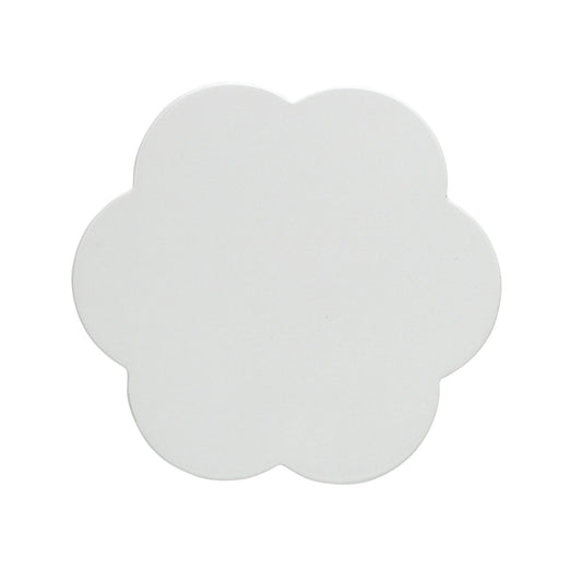 White Scallop Coasters – Set of 4