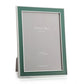 5x7 in. Silver Trim, Fern Green Enamel Picture Frame