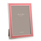 5x7 in. Silver Trim, Coral Pink Enamel Picture Frame