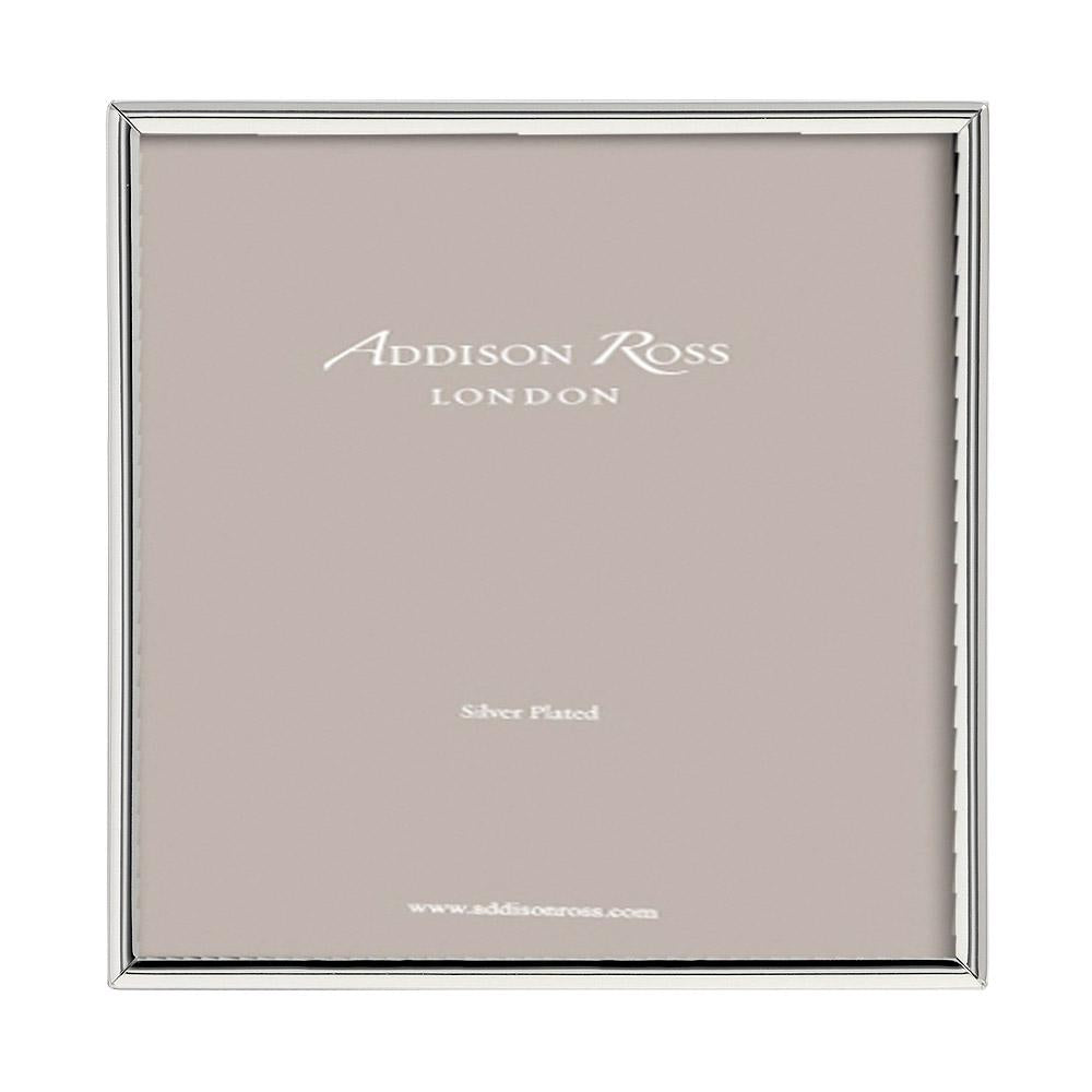 Fine Edged Square Silver Photo Frame, 5 x 5 - Silver Frames - Addison Ross