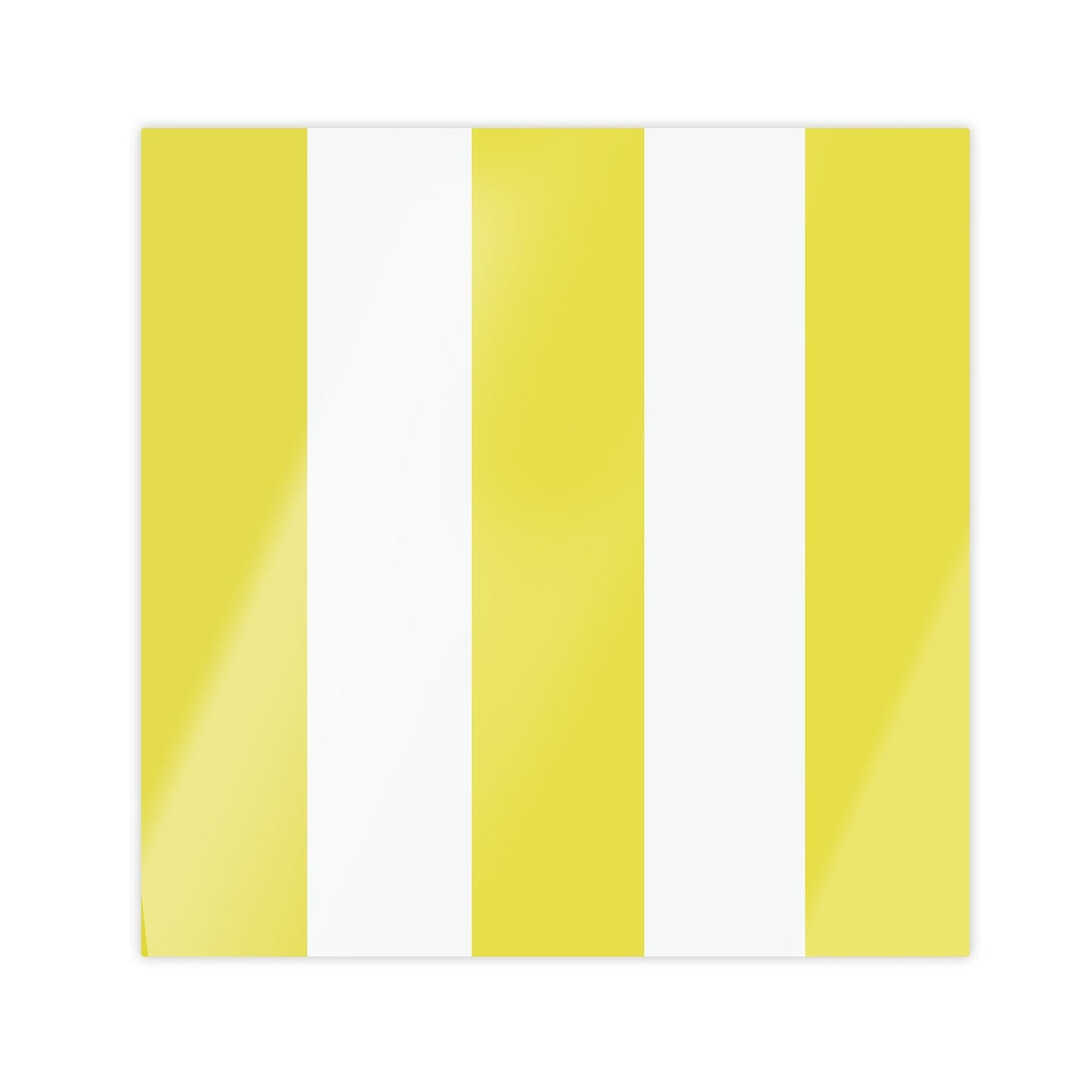 Yellow & White Lacquer Placemats – Set of 4 - Addison Ross Ltd UK